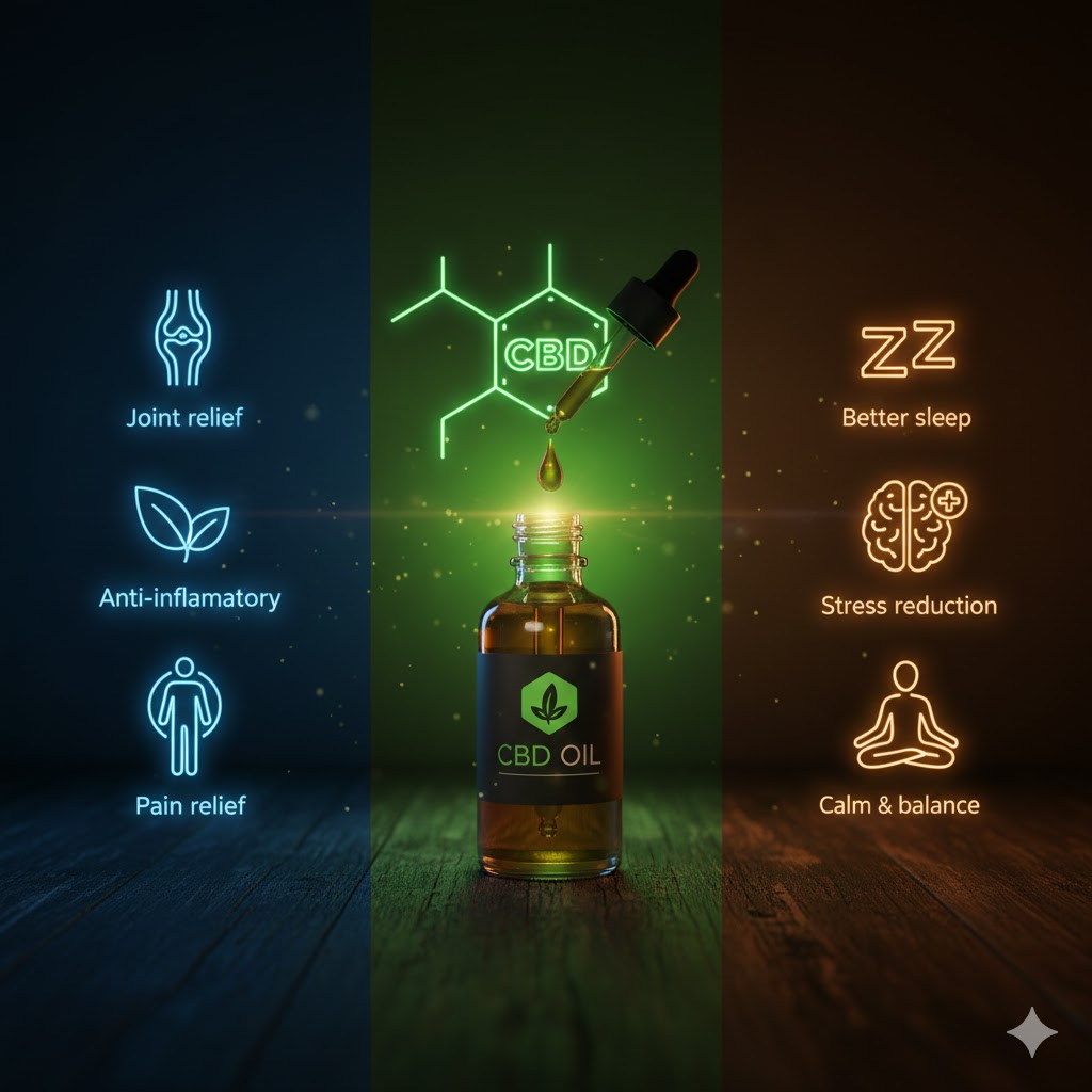 Na co pomaga olejek CBD? Poznaj właściwości olejku CBD i jego zastosowanie