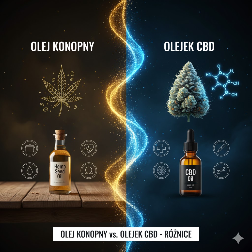 Olej konopny a olejek CBD: Różnice i korzyści CBD