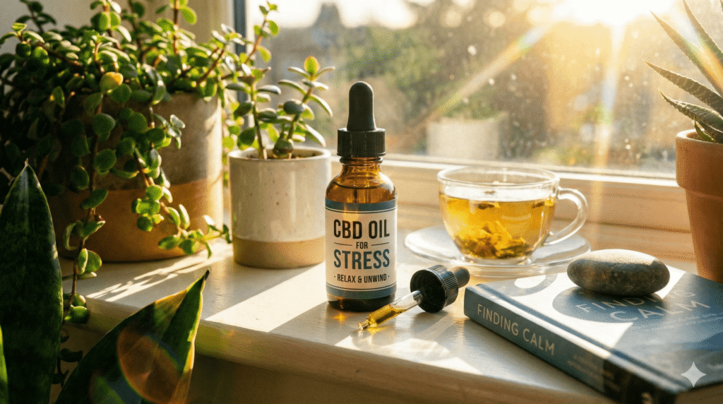 Olejek CBD na stres, uspokojenie i nerwicę lękową