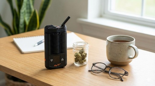 Waporyzator przenośny, susz i olejki konopne