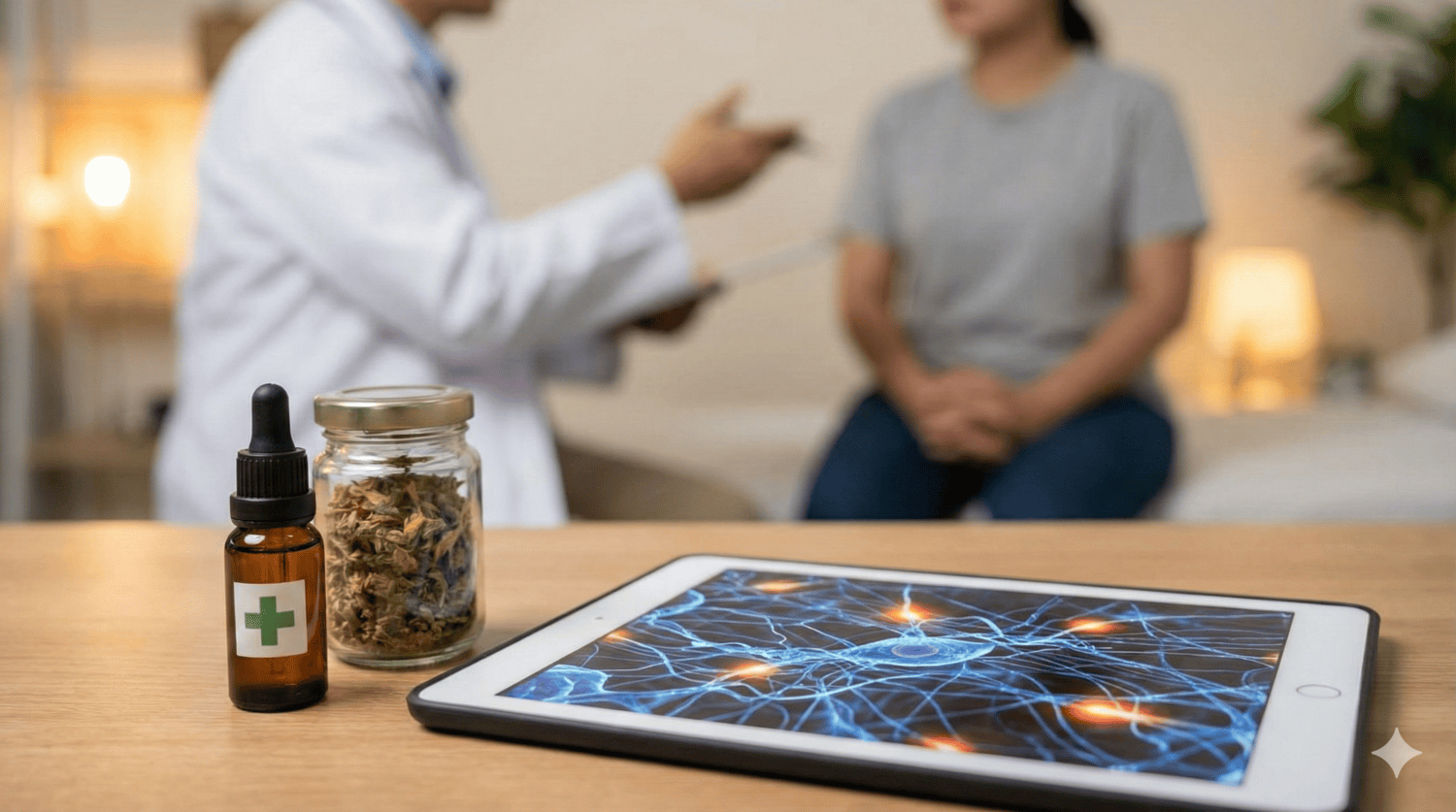 Medyczna marihuana: susz i olejek CBD/THC jako terapia w bólach przewlekłych i pourazowych.