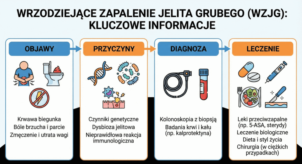 Wrzodziejące zapalenia jelita grubego