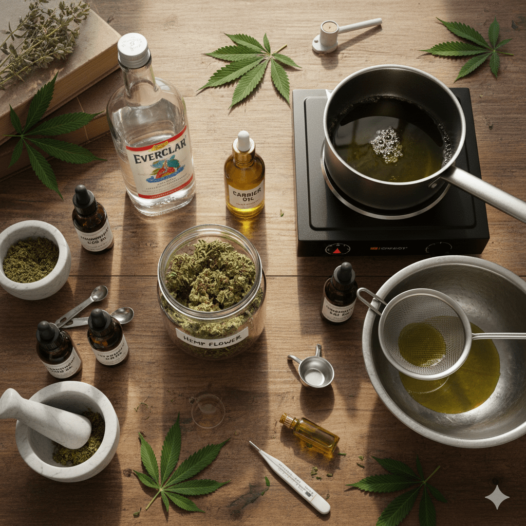 jak zrobić olej cbd w domu
