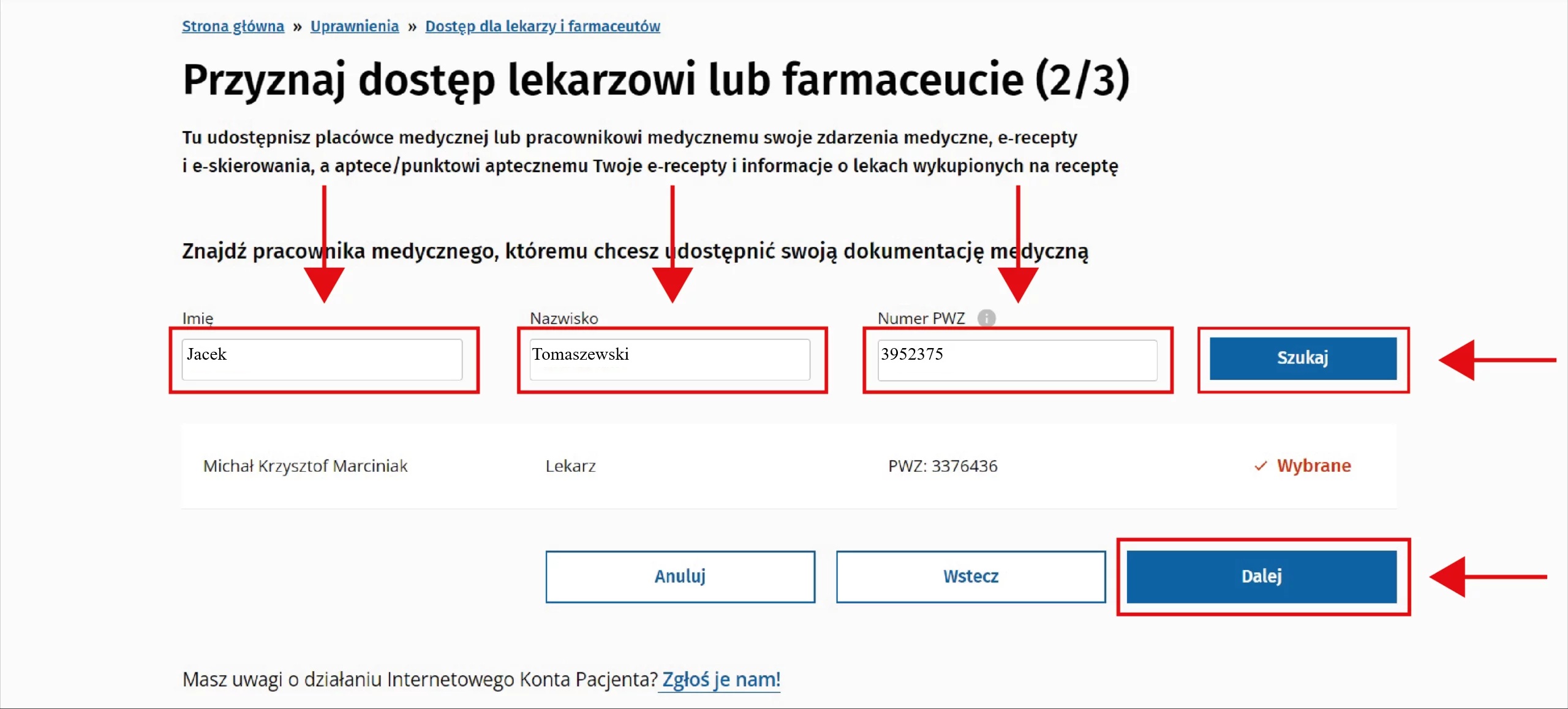 Jak udostępnić konto IKP naszej placówce? 4 jacek