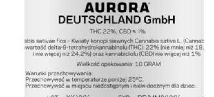 Cannabis Flos THC 22% CBD 1% (Aurora)