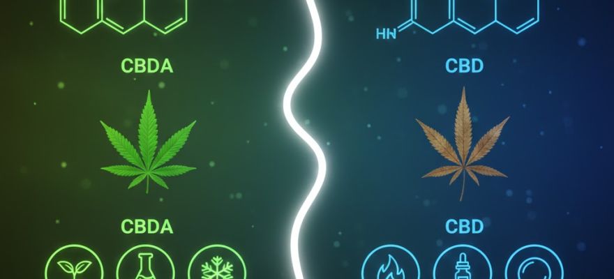 CBDa a CBD: Co to jest CBDa i czym różni się od CBD? CBDa vs CBD co to?